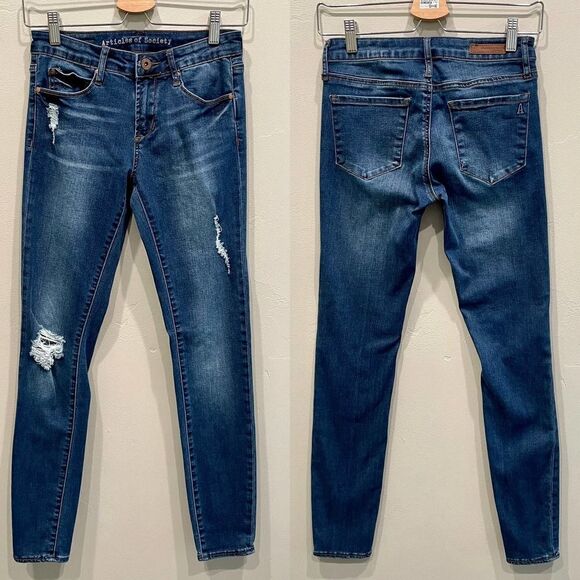 Articles of Society Ripped Skinny Jeans - Size: 26 - Picture 1 of 7